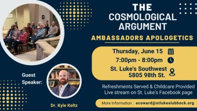 The Cosmological Argument Ambassadors Apologetics