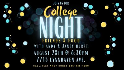 College Night with Andy & Janey Hurst