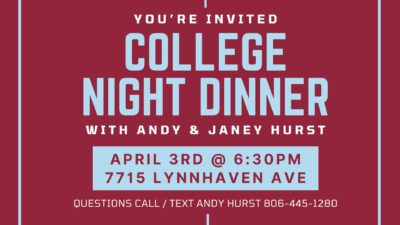 College Night with Andy & Janey Hurst