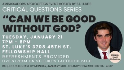 Ambassadors Apologetics Lecture Series