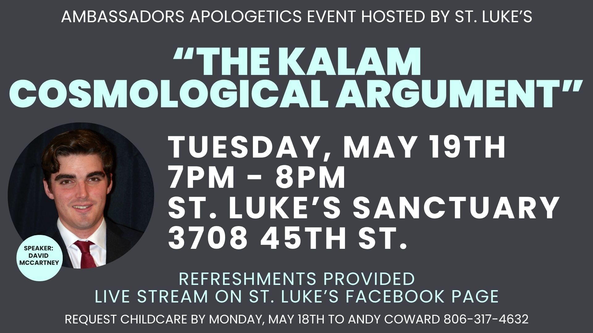Ambassadors Apologetics Event