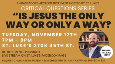 Ambassadors Apologetics Lecture Series