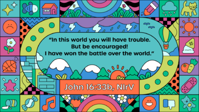 Kids monthly Scripture both tv’s