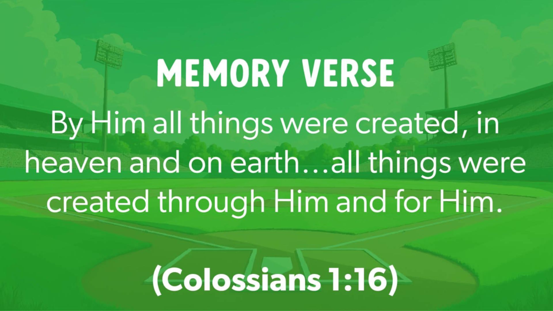 Kids monthly Scripture both tv’s