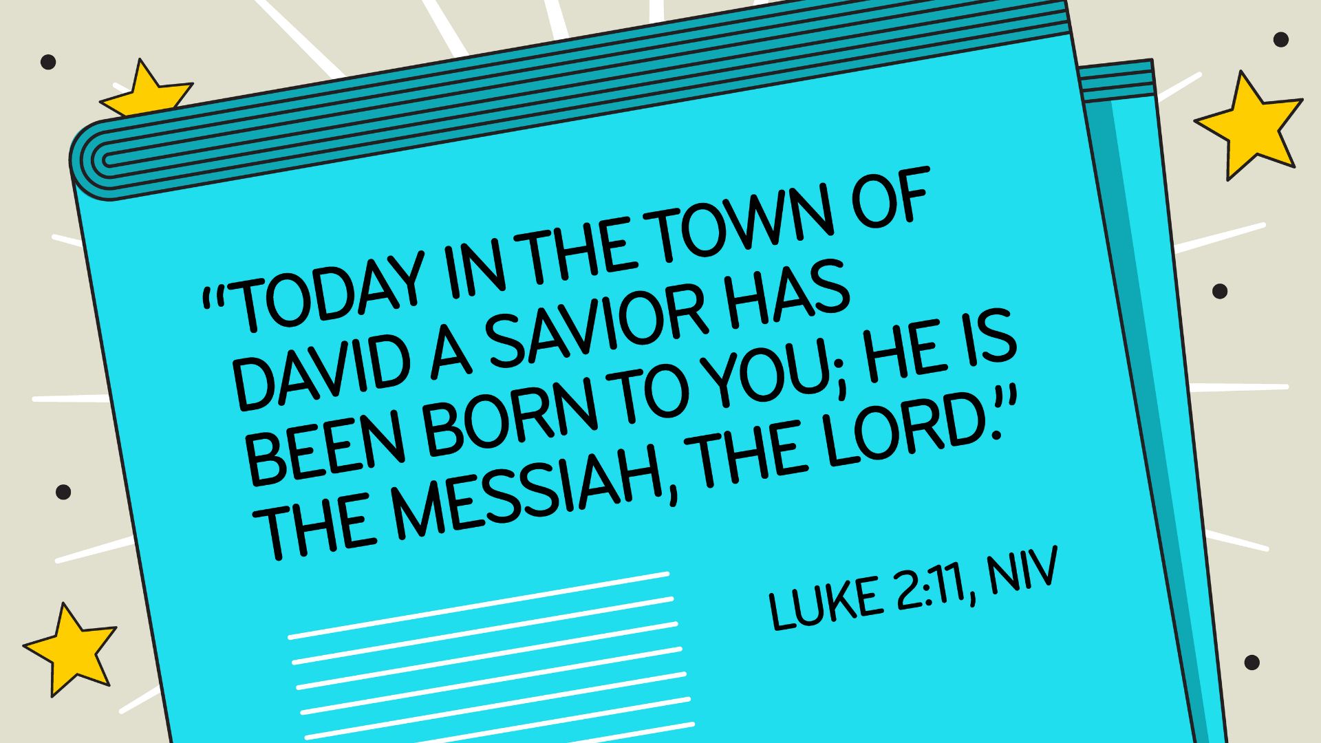 Kids monthly Scripture both tv’s