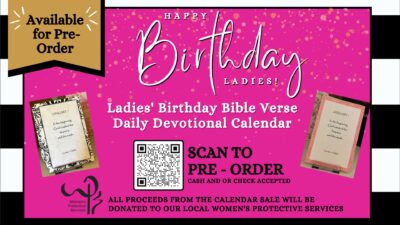 Ladies’ Birthday Bible Verse Calendar