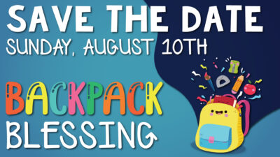 Backpack Blessing