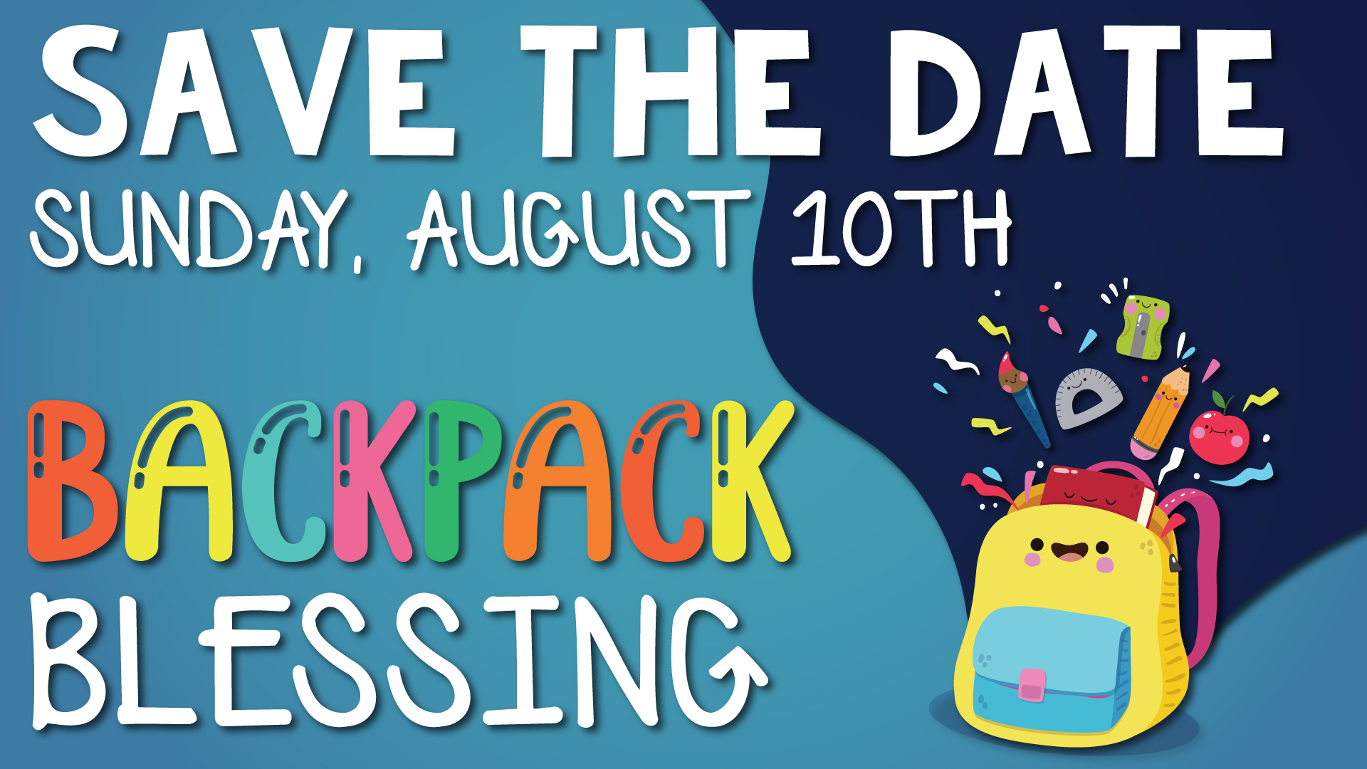 Backpack Blessing