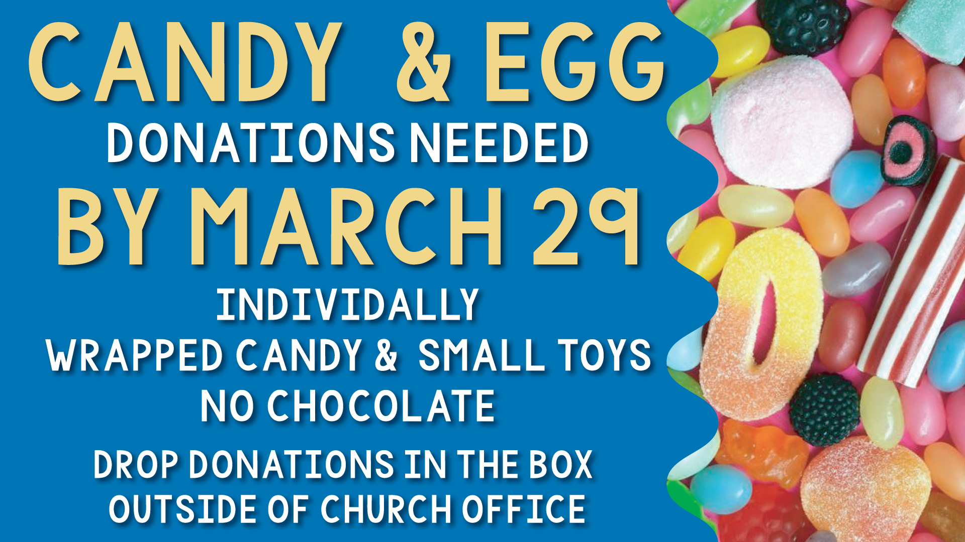 Candy Donation Slide
