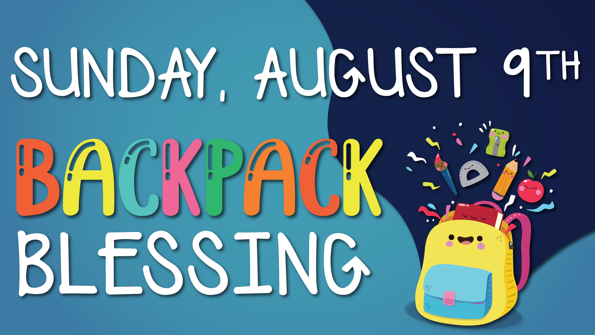 Backpack Blessing