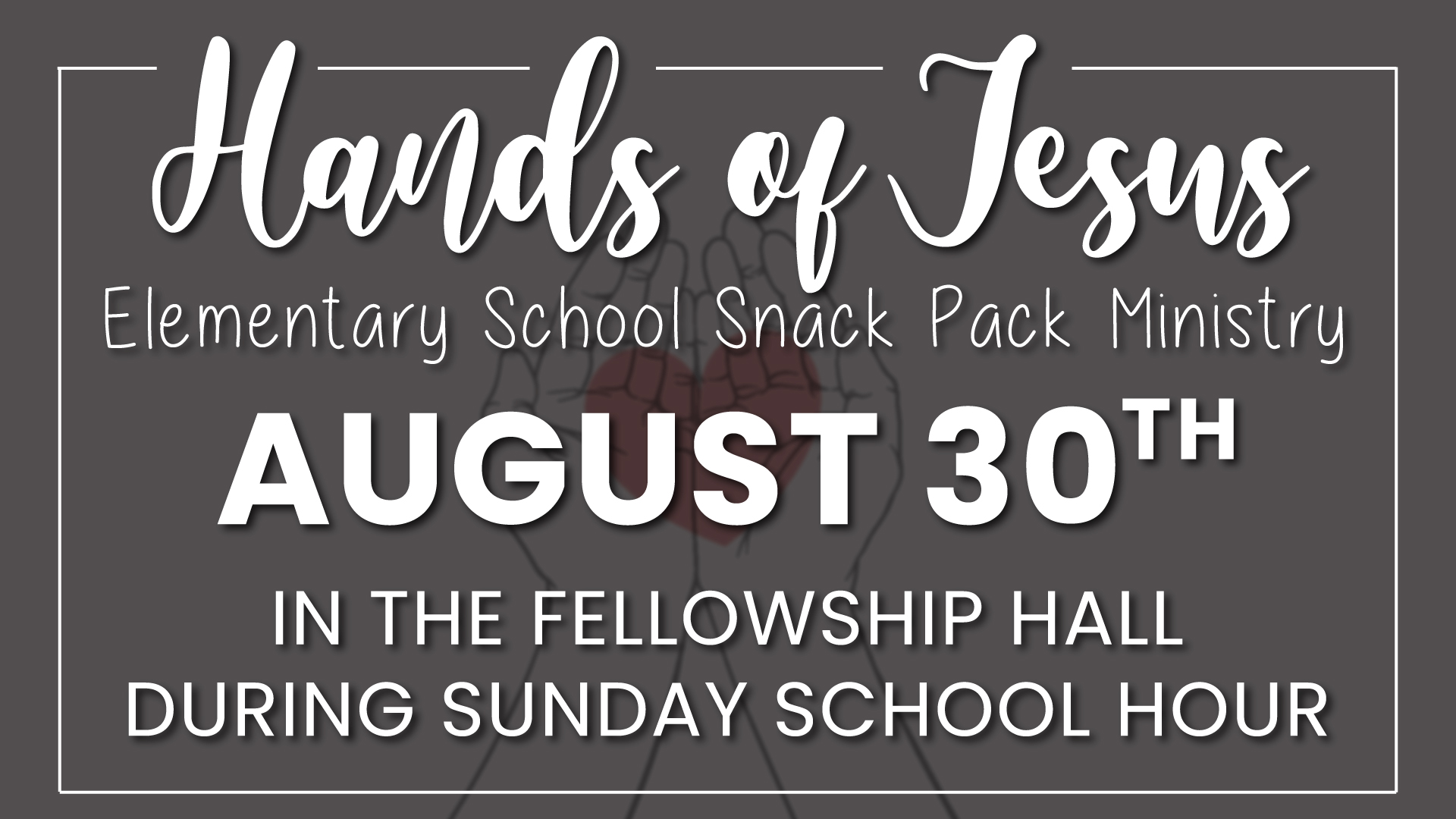 Snack Packing Party