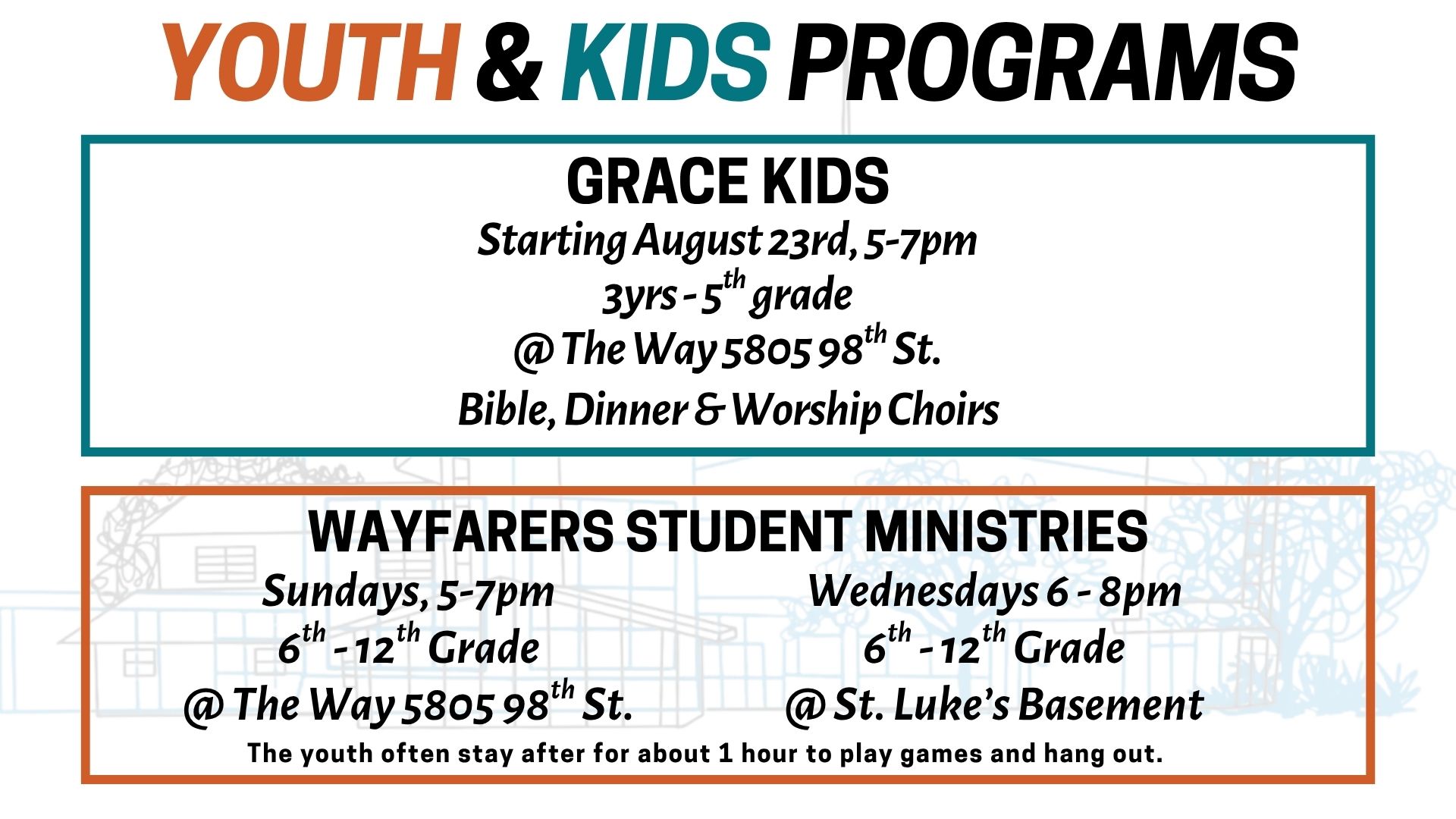Youth & Kids Programs