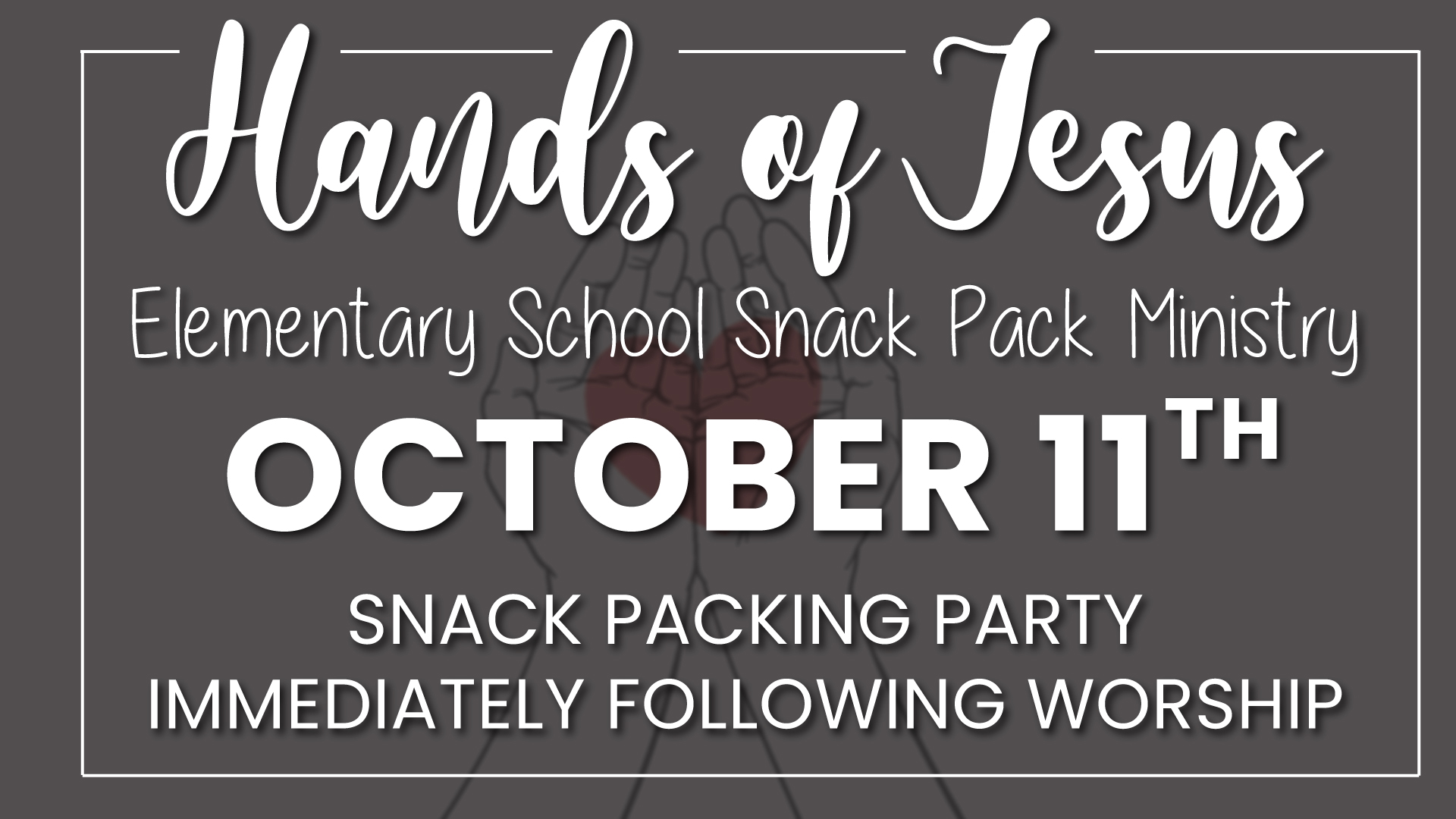 Snack Packing Party TW