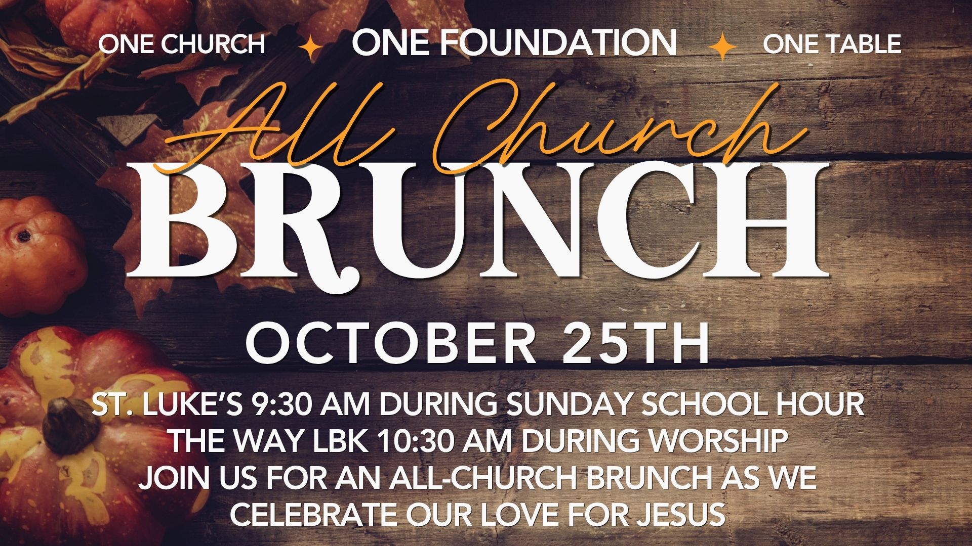 All Church Brunch